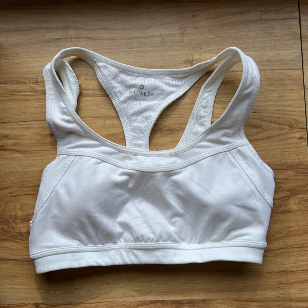 Athleta Women's Cream Sports Bra